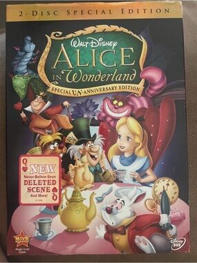 Alice in Wonderland (Two-Disc Special Un-Anniversary Edition) Like New